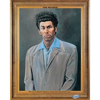 Shop Kramer Seinfeld By Larry Salk Humor Art Print 20 X 16