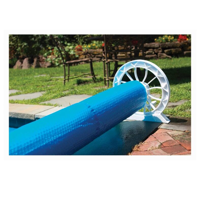 above ground swimming pool solar cover blanket reel up to 21' wide