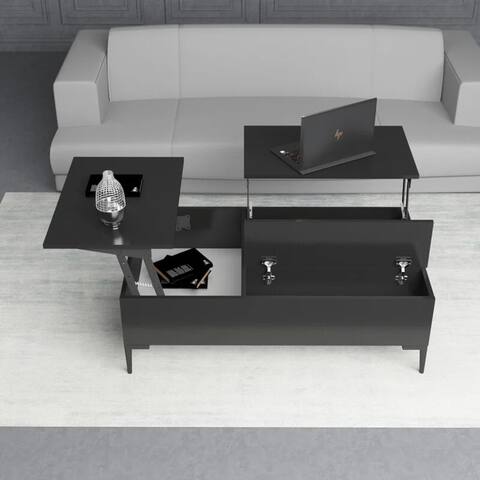 Blair Lift Top 4 Legs Coffee Table with Storage