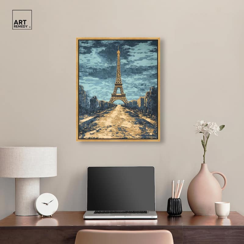 Textured Paris Embroidery Canvas by Art Remedy