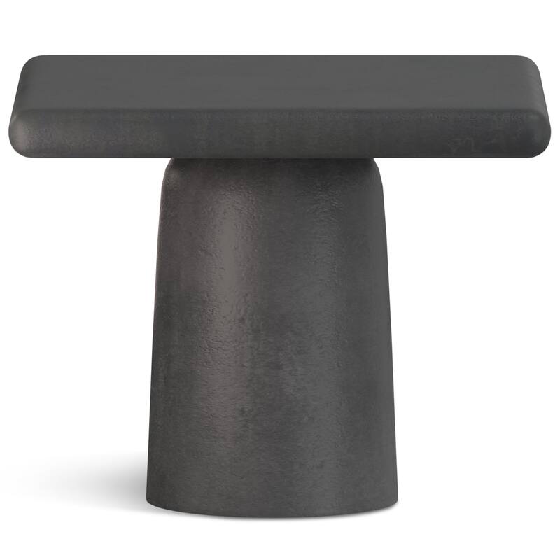 Simpli Home Zachary 21" Wide Contemporary Cast Aluminum Coffee Table 2 Piece Set in Multi Fully Assembled - 21 inch Wide