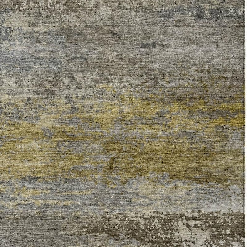 HomeRoots Abstract Transitional Rectangle Outdoor Rug