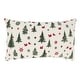 preview thumbnail 2 of 1, Yuletide Charm Christmas Trees Throw Pillow