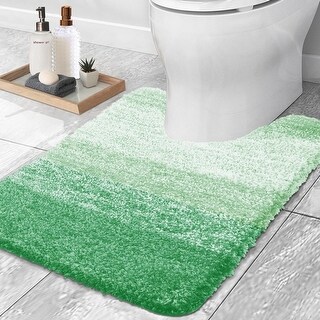Uti Rugs Toilet Rugs U-Shaped 20x20, Extra Soft and Absorbent Microfiber ...