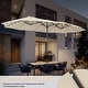 preview thumbnail 52 of 62, 15ft Patio Umbrella Outdoor Market Umbrella with Base and LED Lights