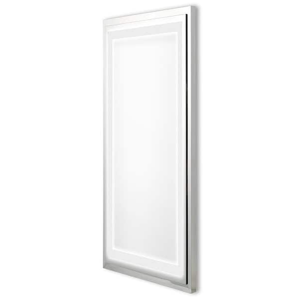 slide 2 of 4, Modern Mirrors Eclipse Lighted Full Length Vanity Mirror - 84*48 84*48