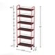 preview thumbnail 4 of 6, 6-Tier Rolling Storage Cart Kitchen Bathroom Metal Shelving Rack