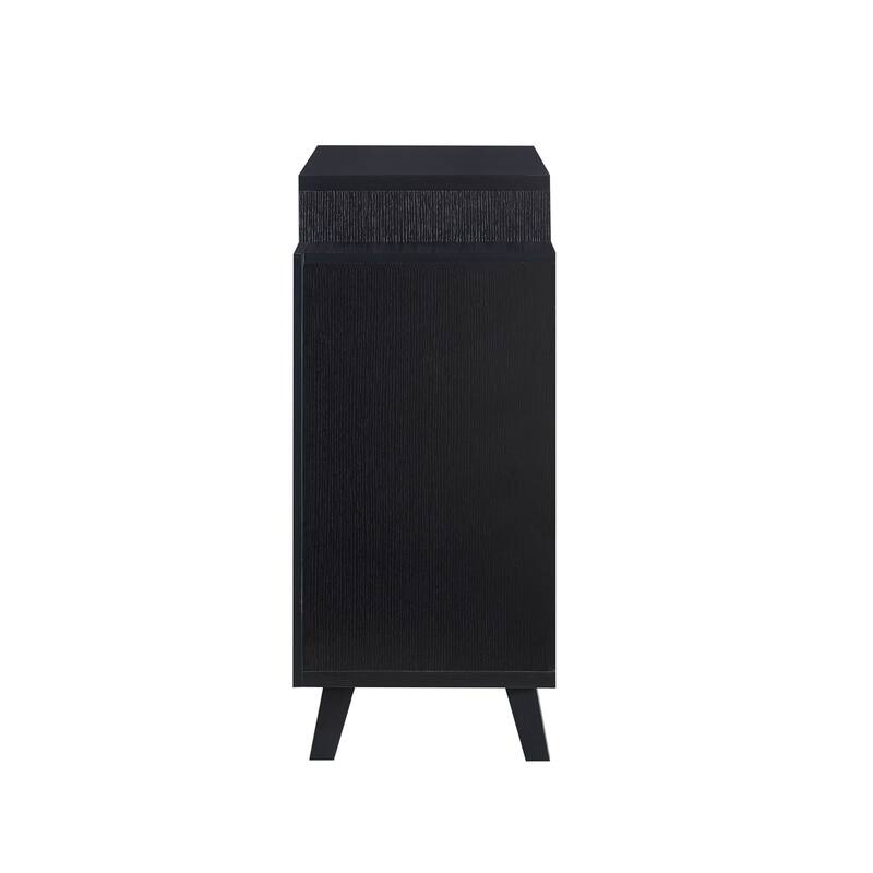 Furniture of America Hafley Contemporary 8-shelf Wine Cabinet Buffet