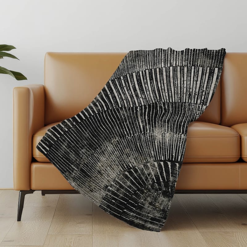 Premium Machine Washable Modern Sun Sherpa Throw Blanket