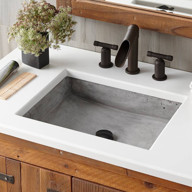 Nipomo NativeStone Undermount/ Vessel Bathroom Sink - 19.5" x 15" x 4.5"