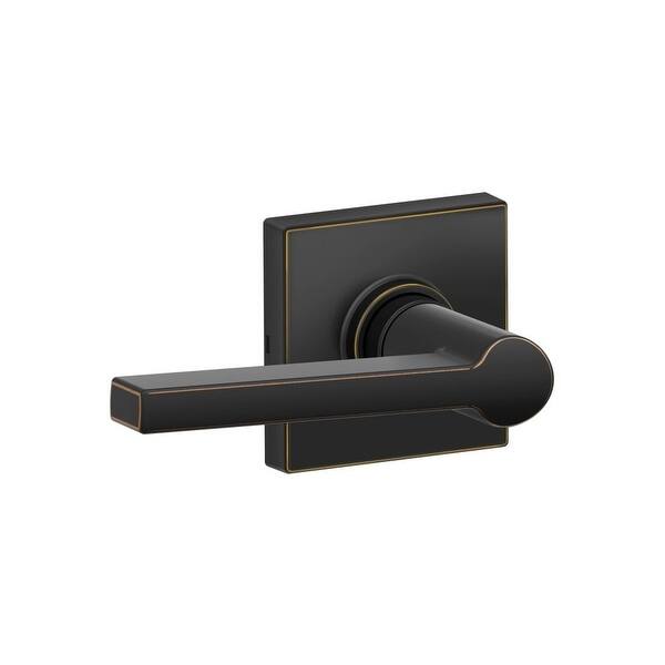 Shop Schlage J10 Sol Col Solstice Passage Door Lever Set With Decorative Colton Trim Formerly Dexter Overstock 23046181