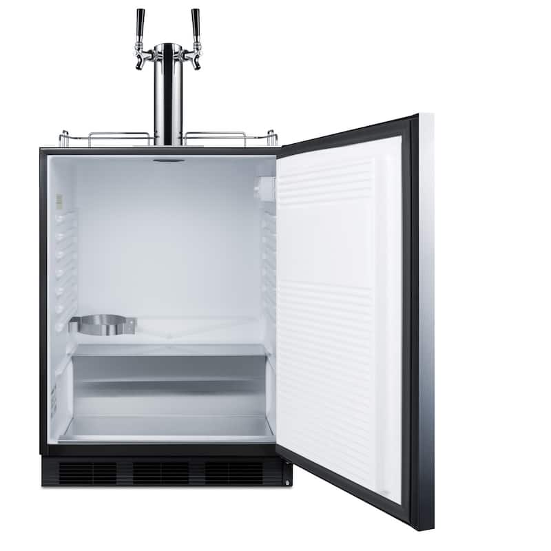 Summit 24 Inch Wide 5.5 Cu. Ft. Built-In Coffee Double Cold Brew Tap