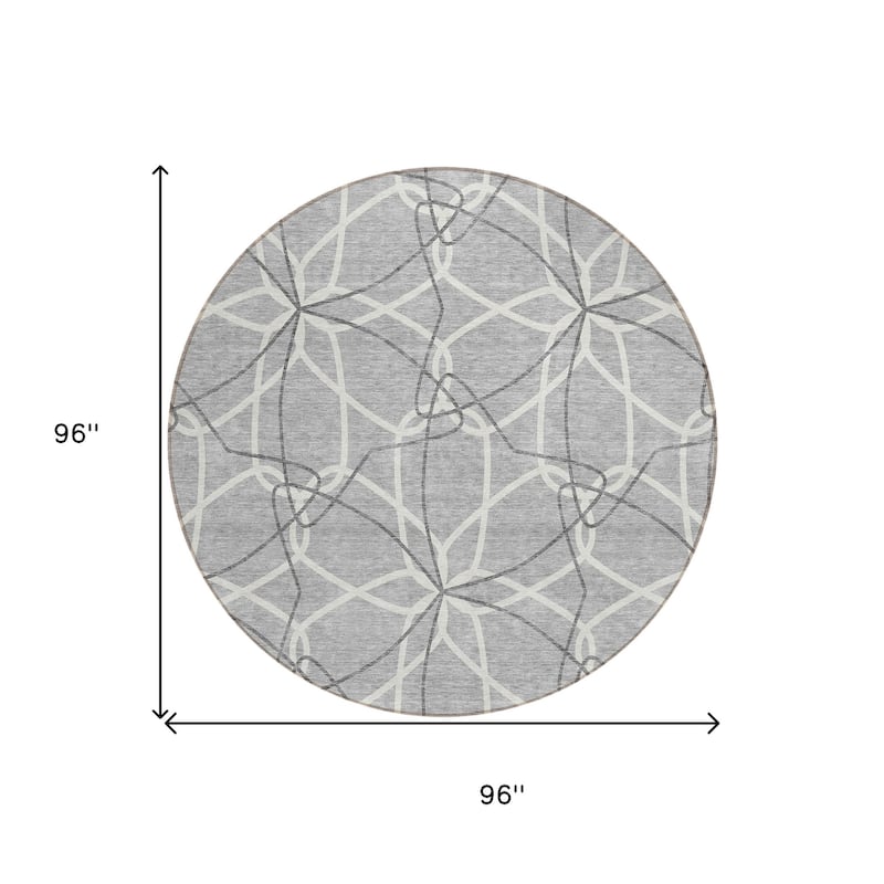 HomeRoots Geometric Modern Rectangle Outdoor Rug