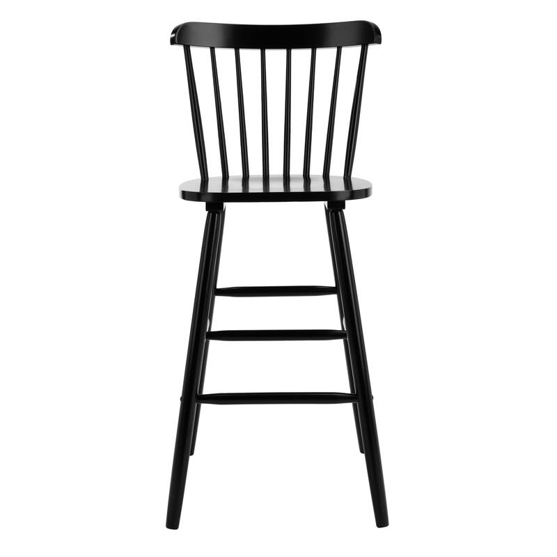 SAFAVIEH Aida 30-inch Spindle Farmhouse Bar Stool (Set of 2) - 19.9" x 19.8" x 38" - 20"W x 20"D x 43"H