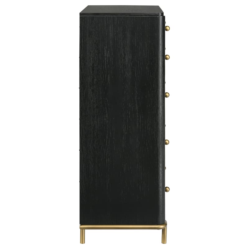 Arini Coastal Wood 5-drawer Bedroom Chest