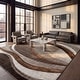 preview thumbnail 3 of 20, SAFAVIEH Hollywood Deep Mid-Century Modern Abstract Rug