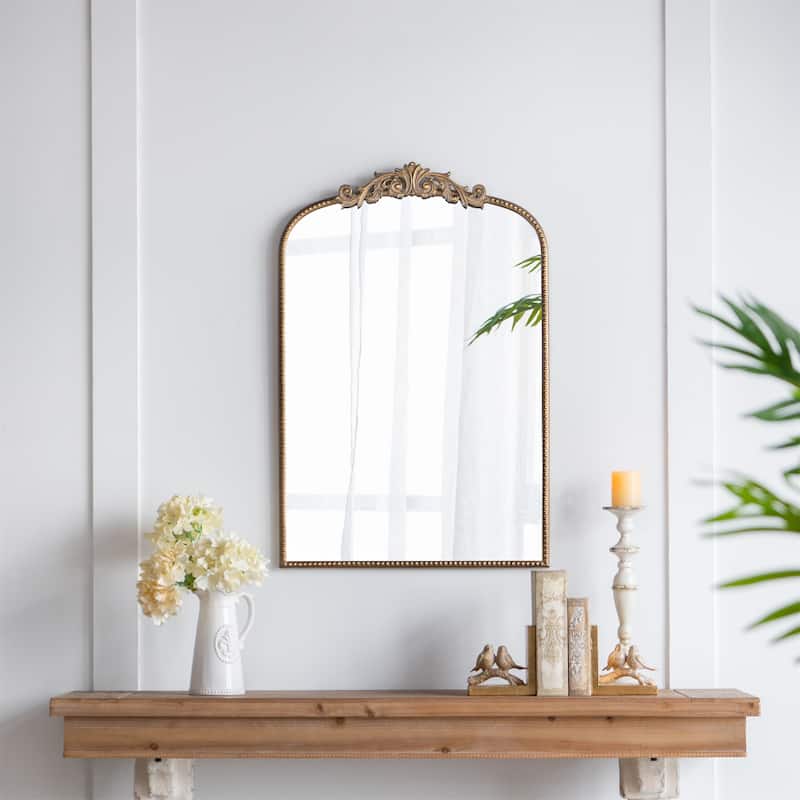 Classic Design Mirror with and Baroque Inspired Frame
