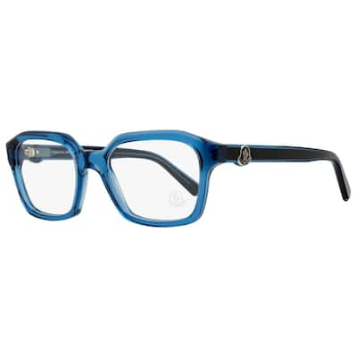 Moncler Unisex Rectangular Eyeglasses - Lens Width: 52 mm, Lens Height: 40 mm