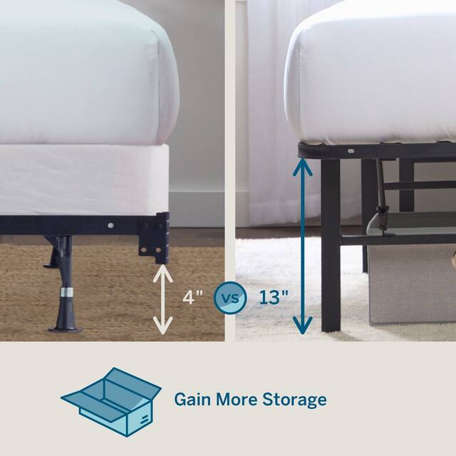 LUCID Comfort Collection Platform Bed Frame