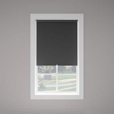 Black Light Filtering Roller Shade Cordless 74 in. L (Custom Widths Available)