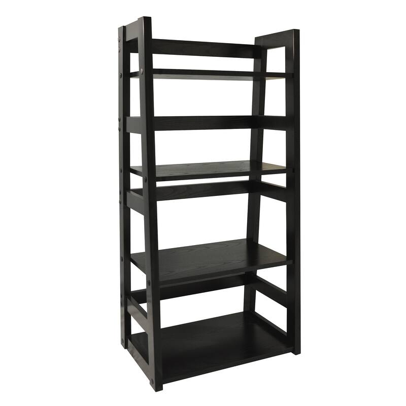 Porch & Den Logan 4-tier Trestle Bookcase