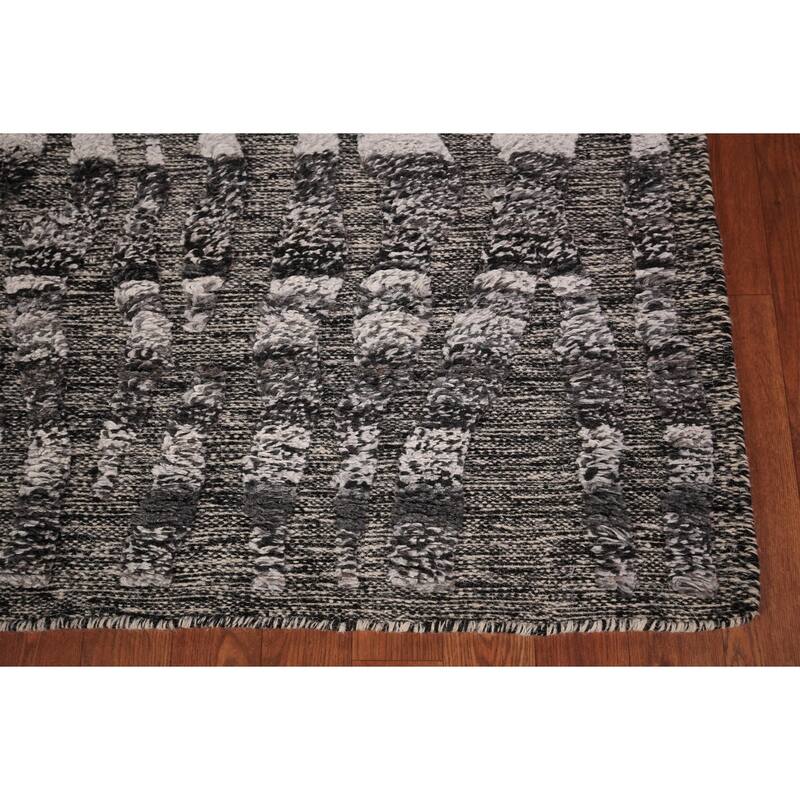 Abstract Moroccan Oriental Area Rug Handmade Wool Carpet - 5'1" x 8'0"