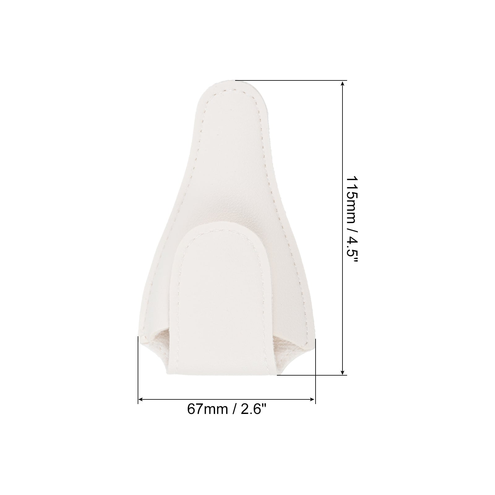 Embroidery Scissors Sheath, PU Leather Nail Cuticle Scissor Cover Small Pointed Nippers Scissors Protective Case