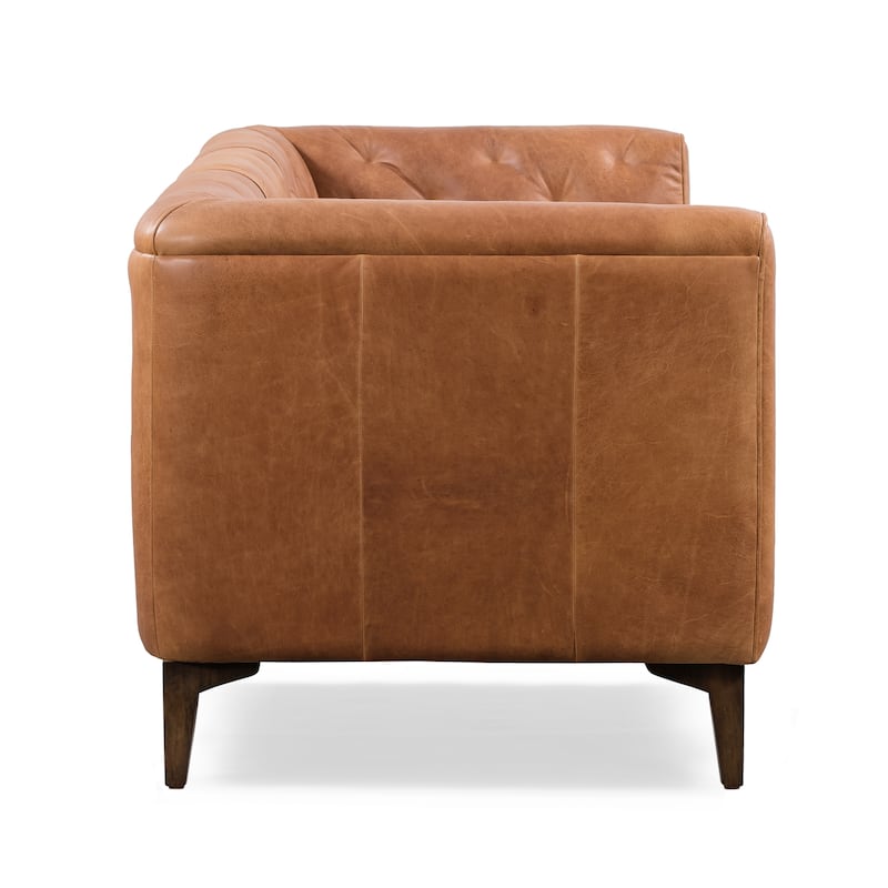 Poly & Bark Essex 89" Sofa - Full Grain Genuine Italian Leather