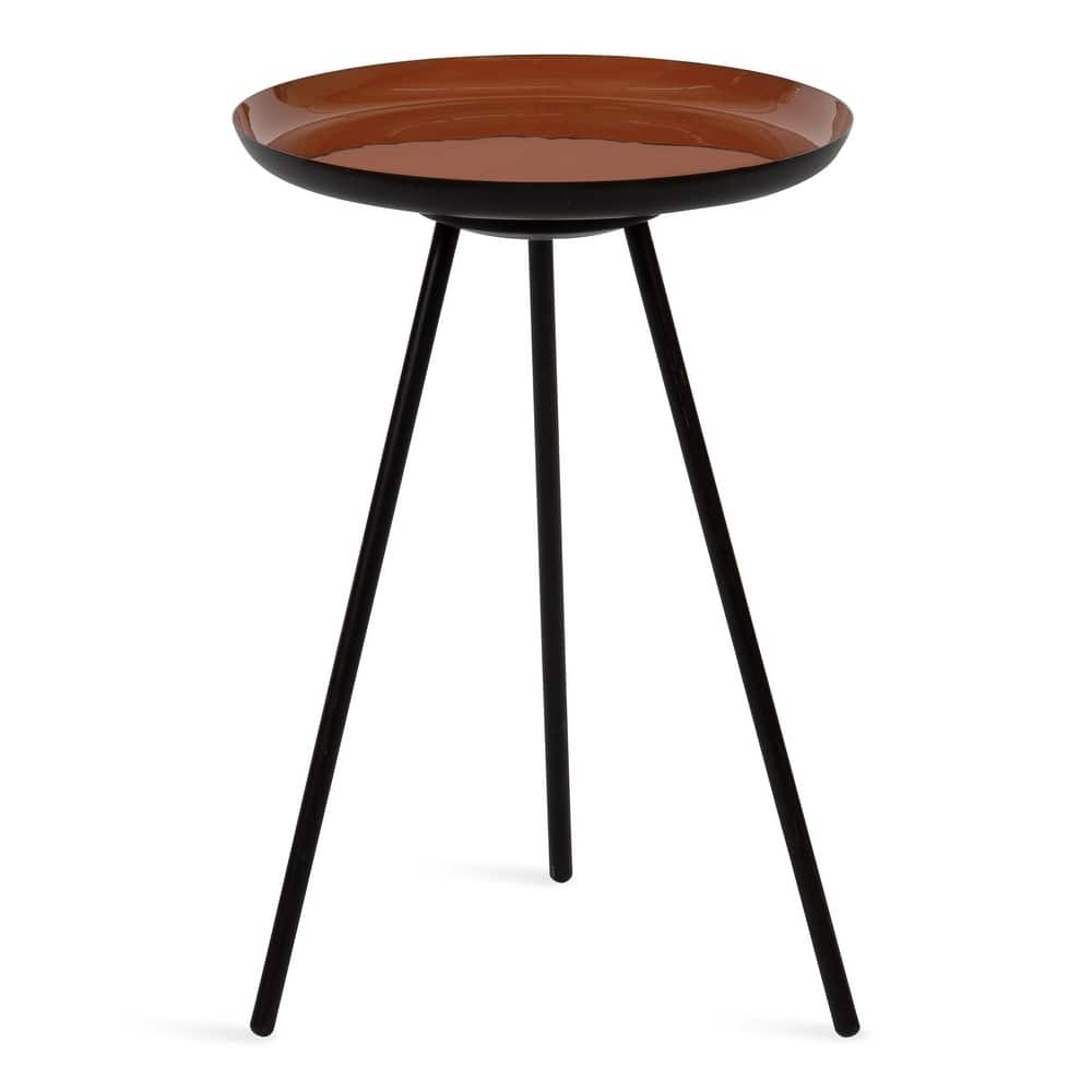 Kate and Laurel Laranya Round Metal Side Table - 15x15x22.5