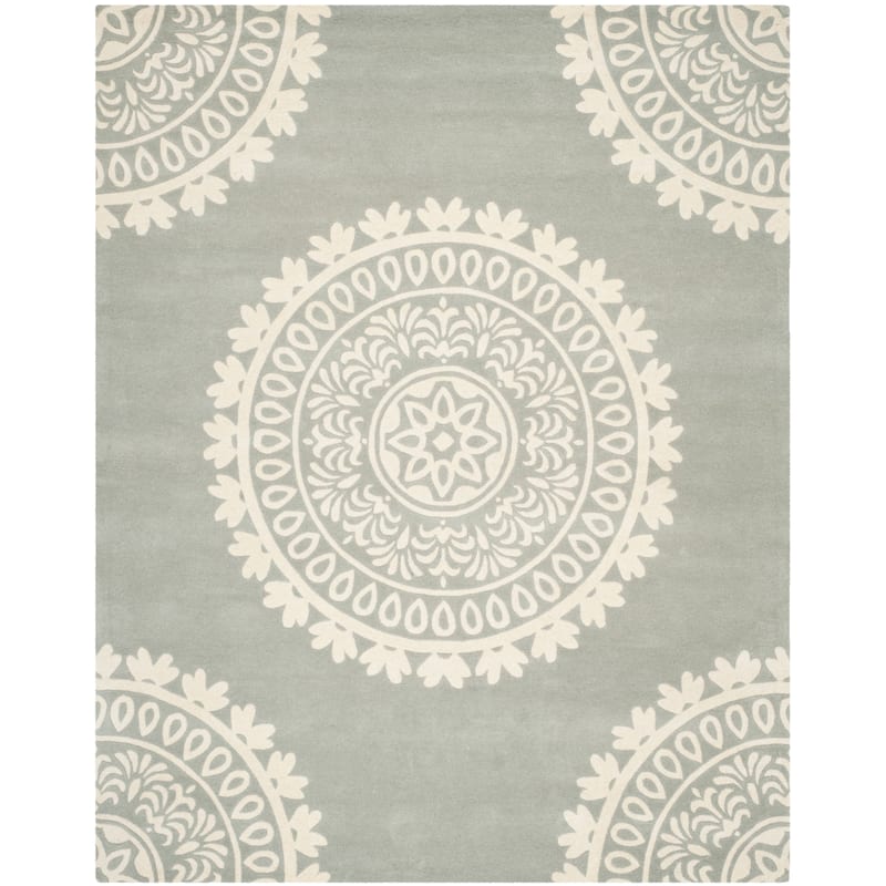 SAFAVIEH Handmade Bella Heerine Modern Floral Wool Rug