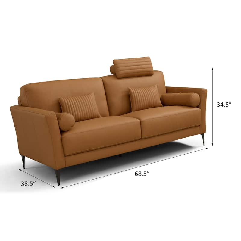 Cassis Loveseat with Metal Leg