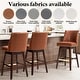 preview thumbnail 3 of 52, Pellebant 30.6'' H Solid Wood Swivel Bar Stool with Back