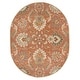 preview thumbnail 26 of 75, Handmade Tami Transitional Wool Area Rug Rust - 6' x 9' Oval - Runner/Oval
