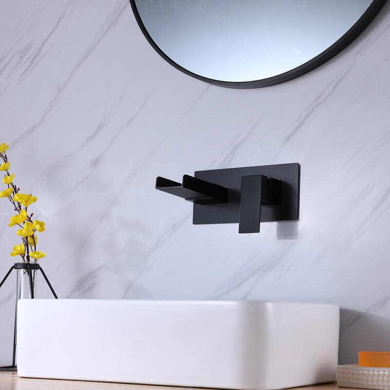WIZ Waterfall Single-Handle Wall Mount Bathroom Faucet