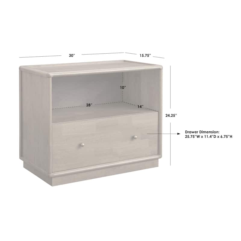 Simple Living Claudia Extra-Wide Nightstand