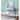 Contemporary Wood Vanity and Stool Set: Style and Organization in One