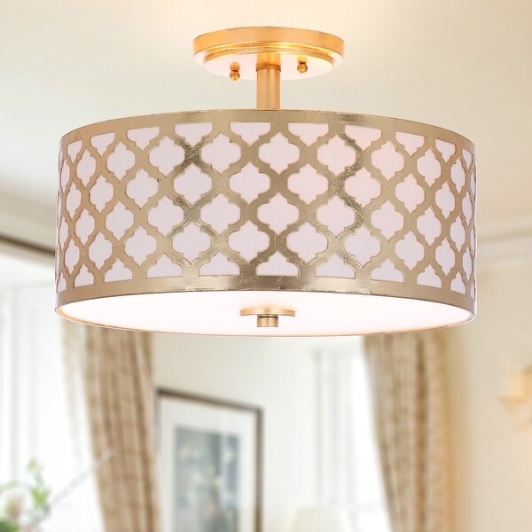 Quatrefoil flush mount on sale