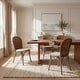 preview thumbnail 1 of 15, SAFAVIEH Dining Rural Woven La Rochelle Antiqued Oak Finish Taupe Dining Chairs (Set of 2) - 21" W x 18" D x 36" H Set of 2 - Taupe/Pickled Oak