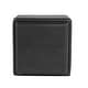 preview thumbnail 42 of 66, HomePop Storage Ottoman with Tray Top Black Faux Leather