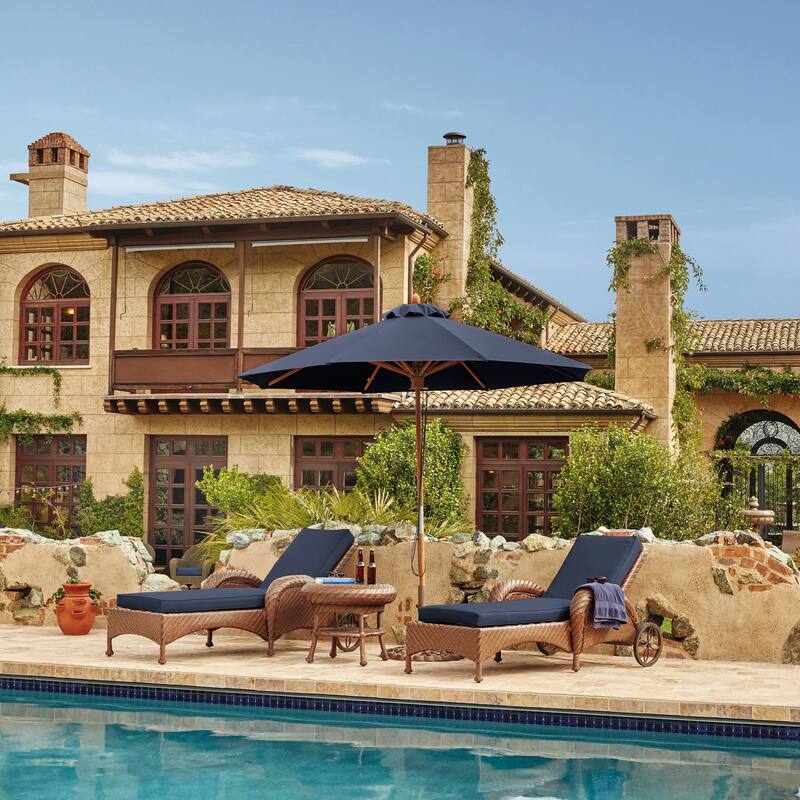 Classic Accessories Montlake Water-Resistant 74 x 23 x 3 Inch Patio Chaise Lounge Cushion