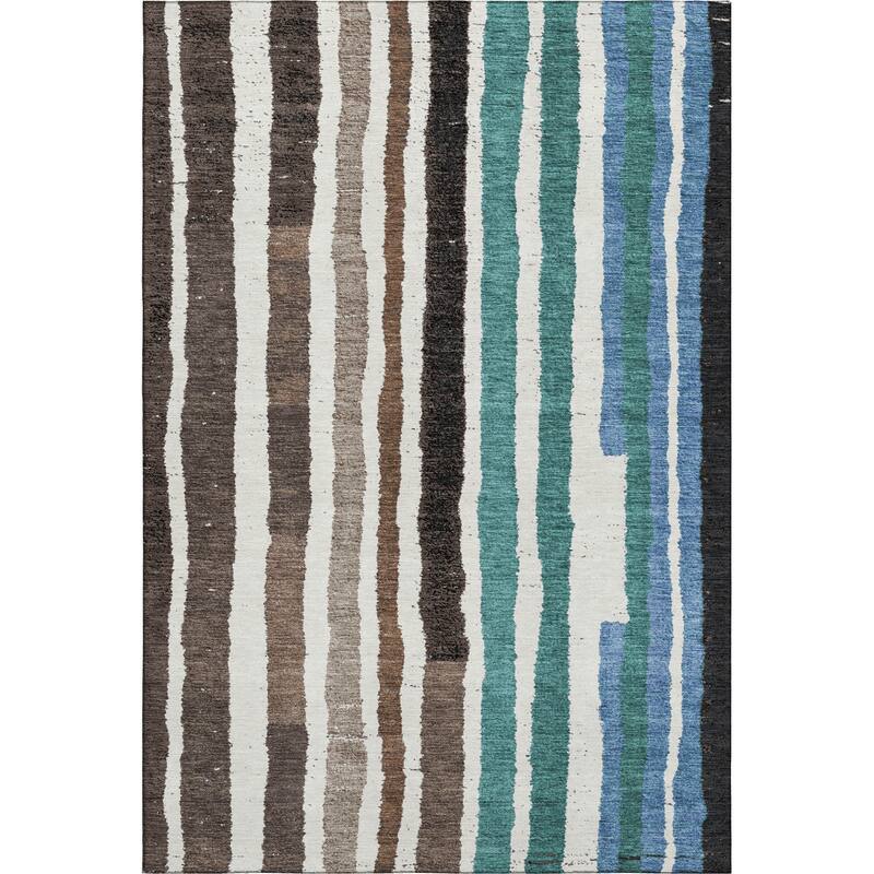 Premium Washable Super Soft Modern Stripe Mayfield Rug