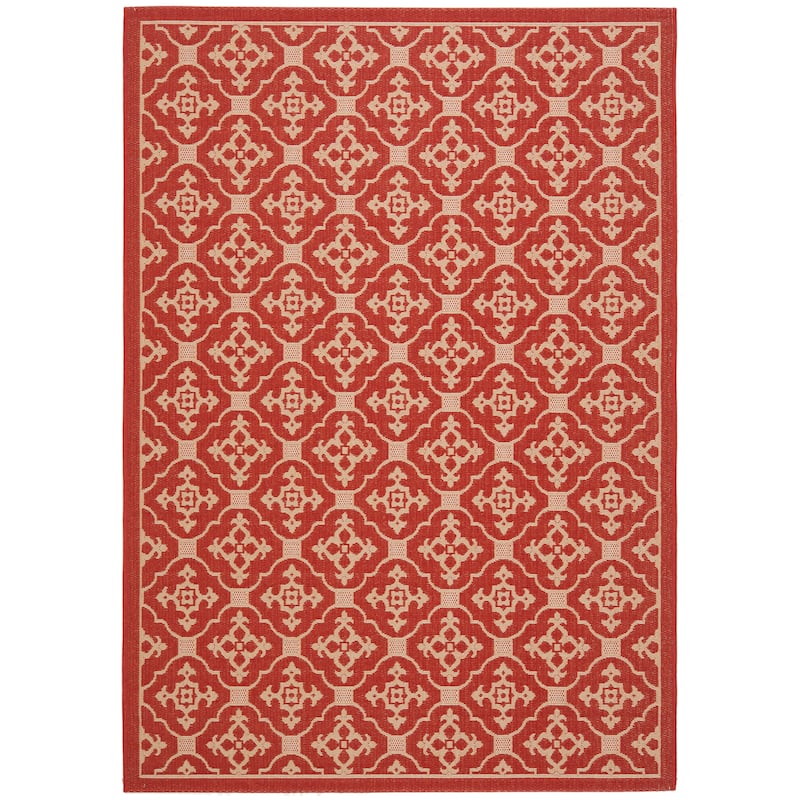 SAFAVIEH Courtyard Birgul Indoor/ Outdoor Waterproof Patio Backyard Rug