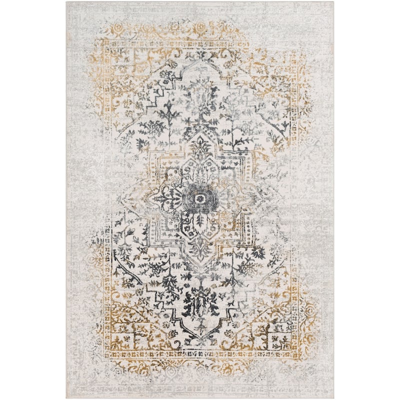 Livabliss Traditional Aisha Medallion Area Rug