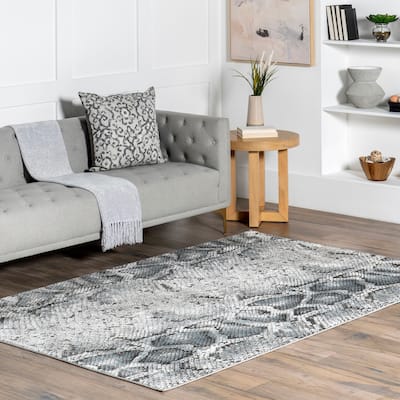 Nuloom Enni Contemporary Snake Print Area Rug