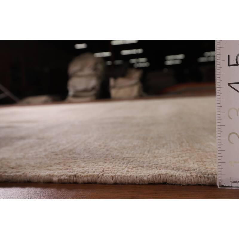 Earth Tone Vegetable Dye Oushak Area Rug Handmade Wool Carpet - 8'3" x 10'2"