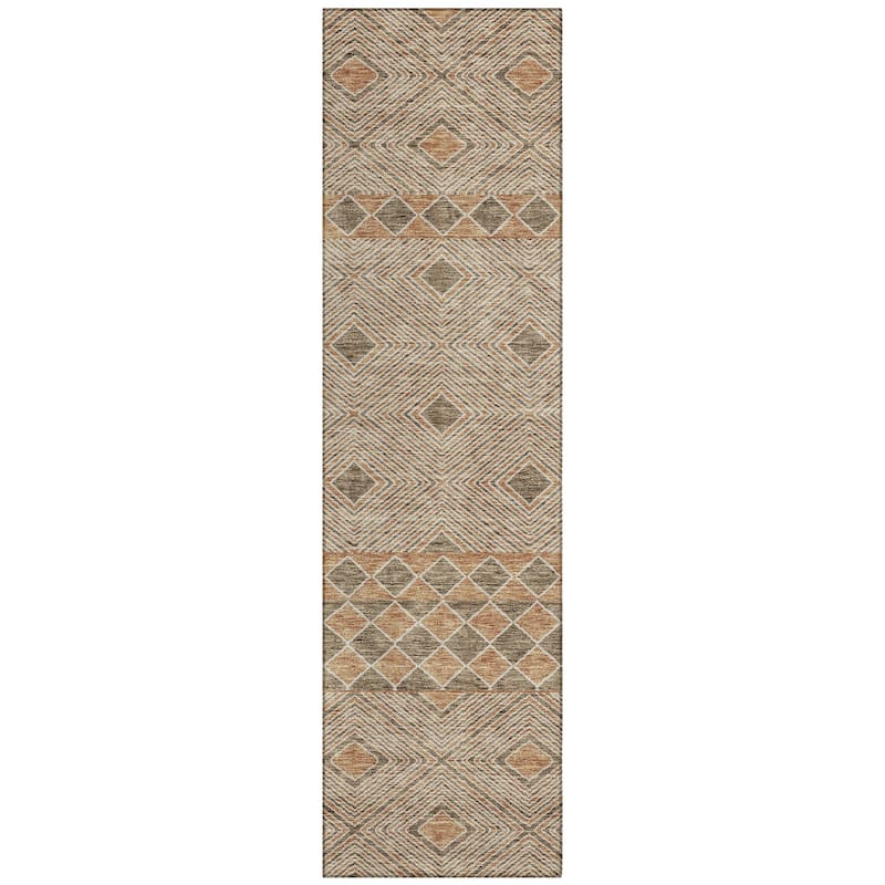 Machine Washable Indoor/ Outdoor Chantille Boho Moroccan Rug