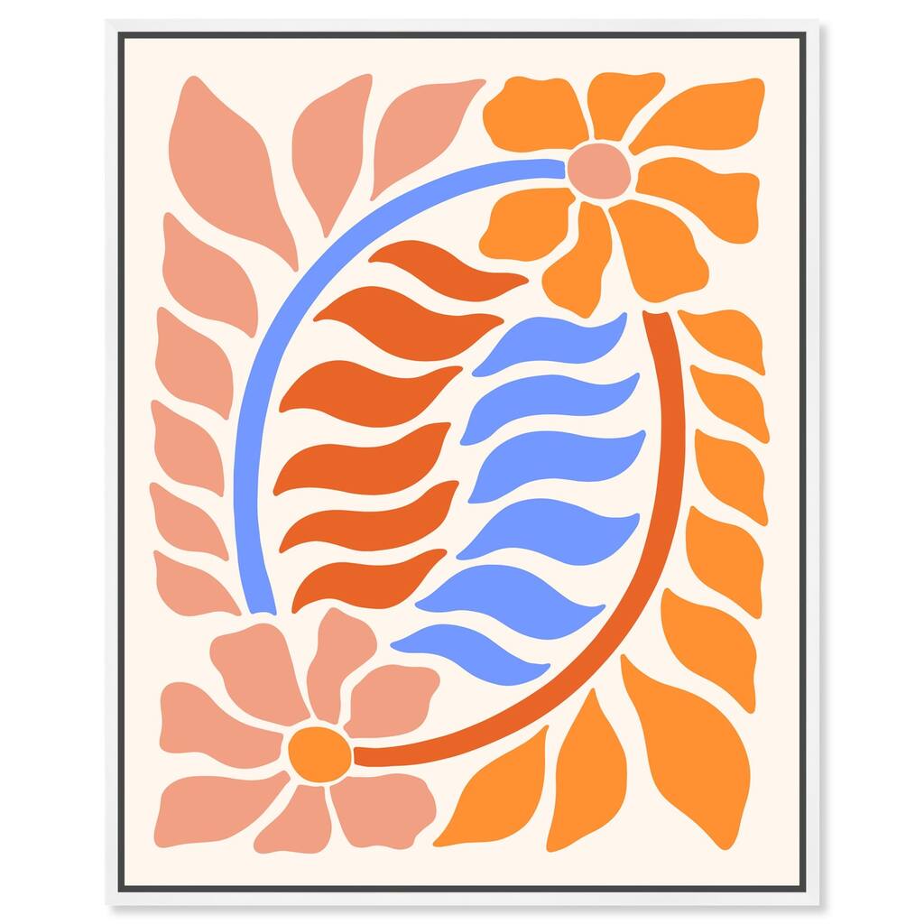 Floral Vine II Canvas by Art Remedy