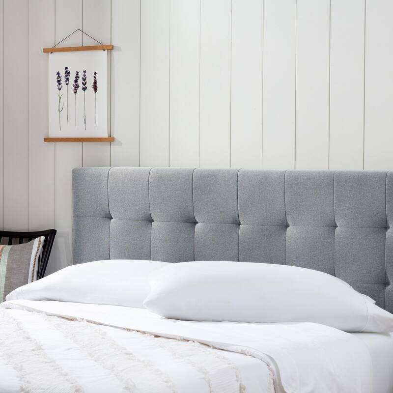 Brookside Tara Square Tufted Upholstered Platform Bed