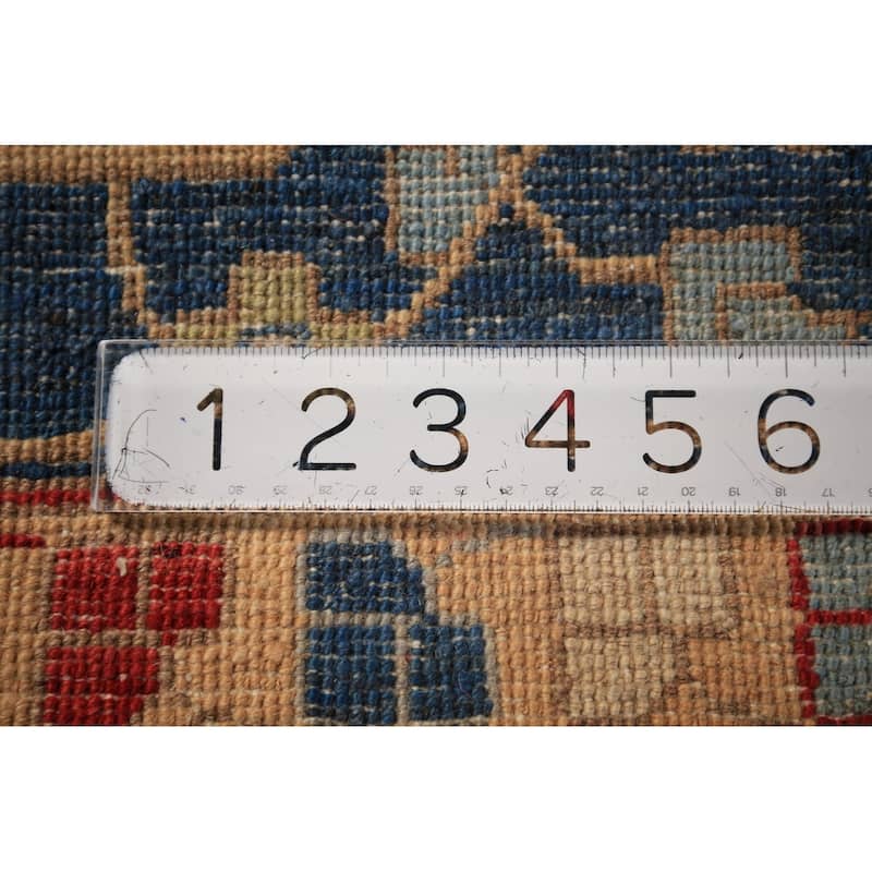 Heriz Serapi Vegetable Dye Area Rug Handmade Wool Carpet - 9'1" x 12'0"