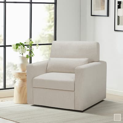 Salida Boucle Fabric Swivel Chair